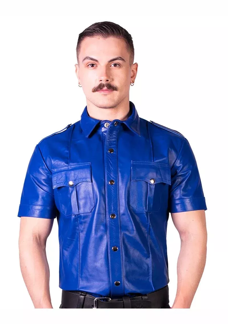 Prowler Red Slim Fit Police Shirt