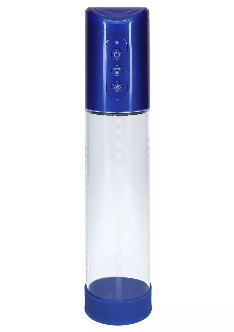 Pumped Hyperpump 3 Function Automatic Rechargeable Penis Pump - Metallic