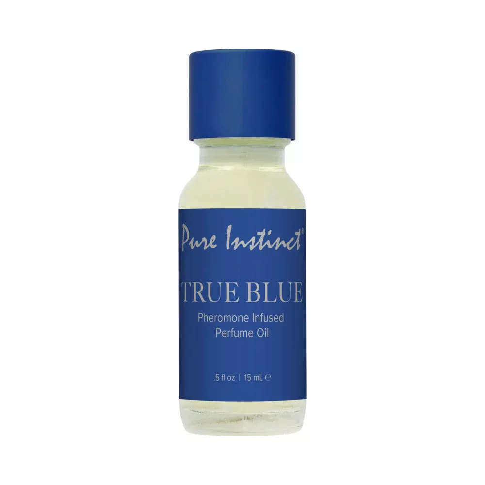 Pure Instinct True Blue Pheromone Oil with Dropper | 0.5 oz - The Pink Case