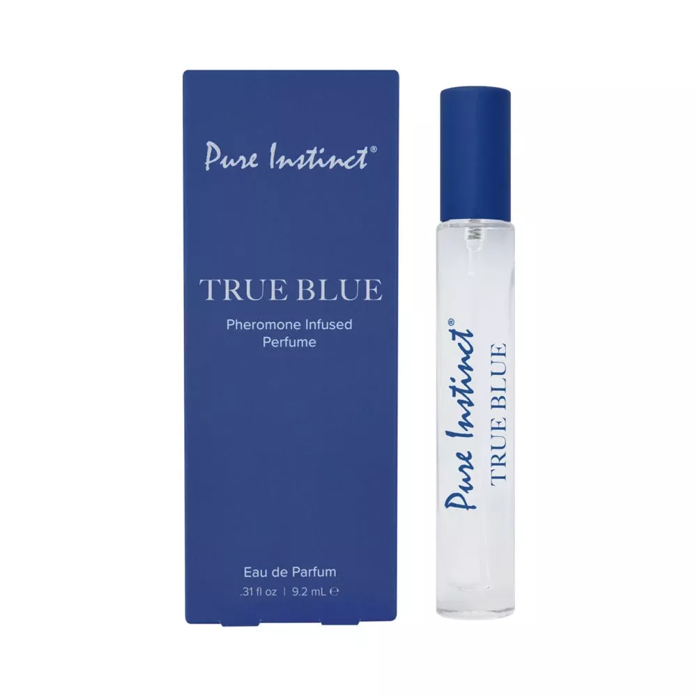 Pure Instinct True Blue Pheromone Perfume Spray 0.31 oz | Red Garter