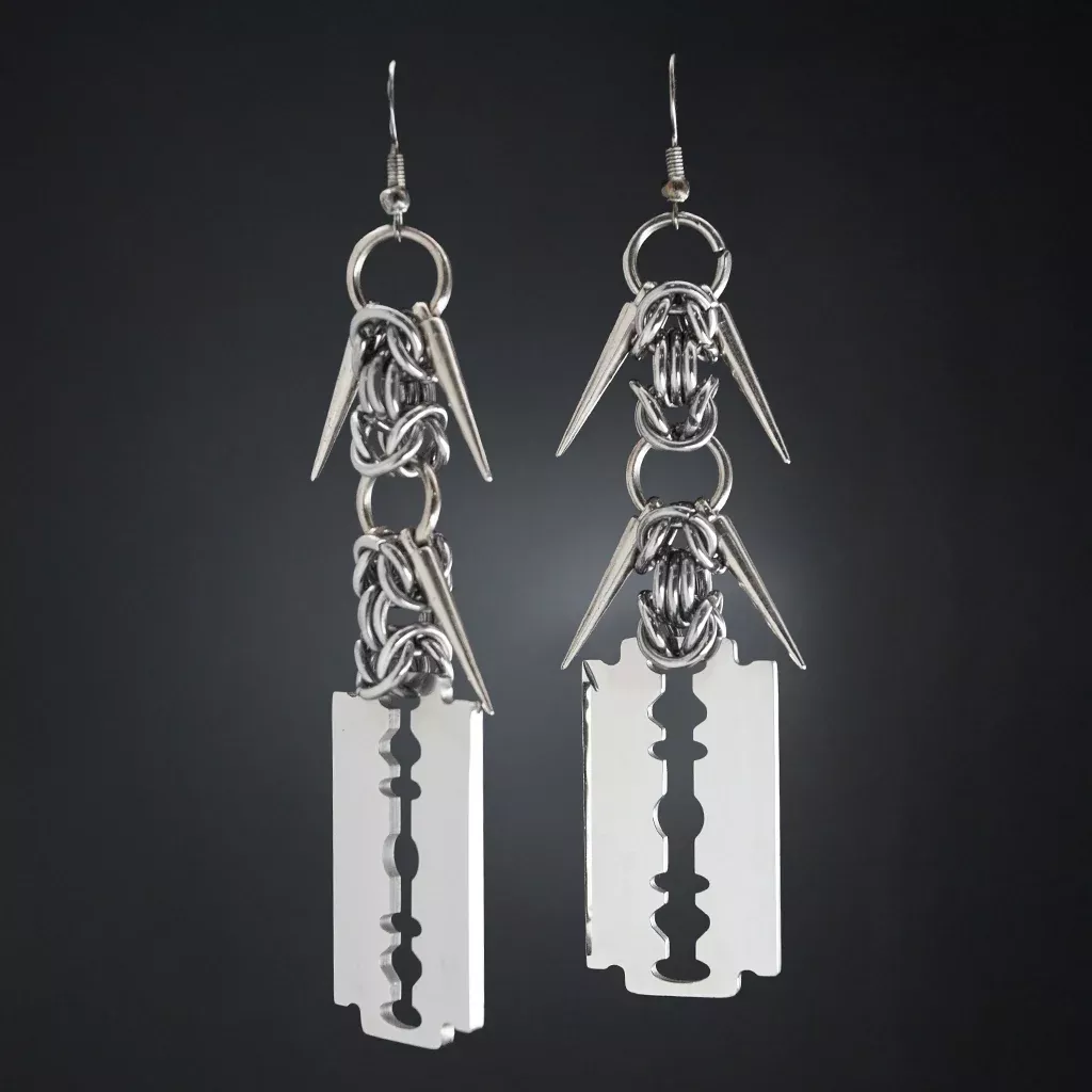 Razor Earrings