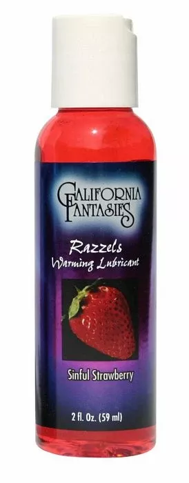 Razzels Warming Lubricant Strawberry 2.5 Oz