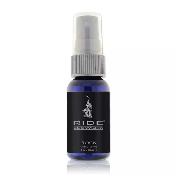 Ride Bodyworx ROCK Benzocaine Infused Male Delay Spray 1 oz by Sliquid
