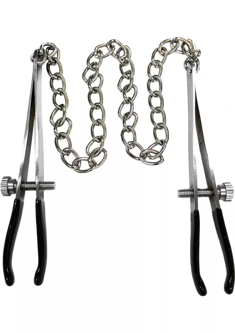 Rouge Adjustable Stainless Steel Tweezer Nipple Chain