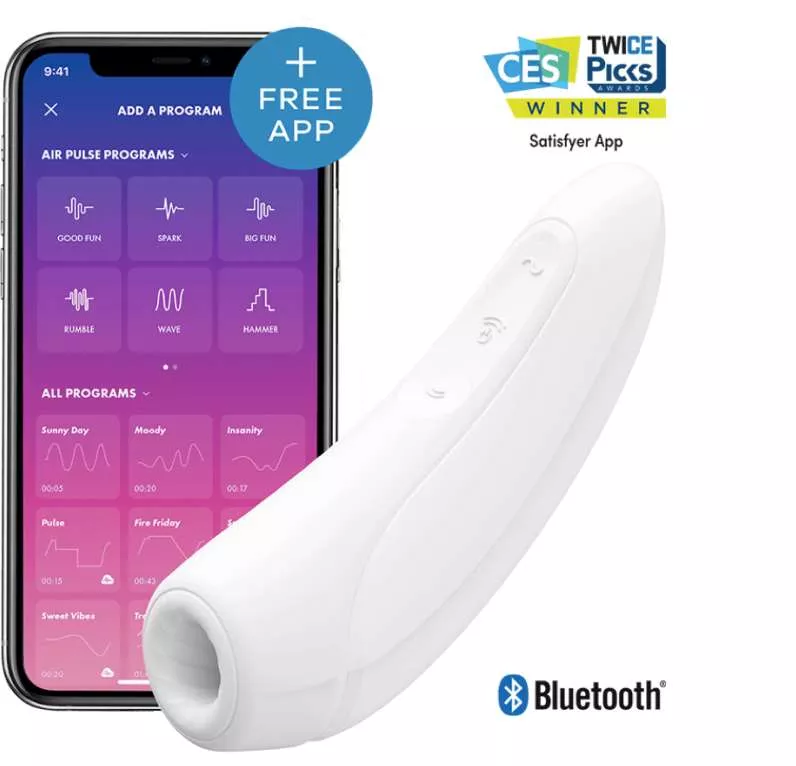 Satisfyer Curvy 1+ with App - The Pink Case Sex Shop