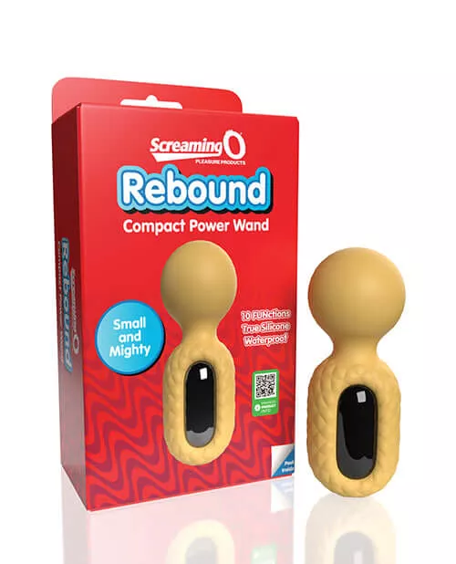 Screaming O Rebound Compact Power Wand Bumblee Yellow