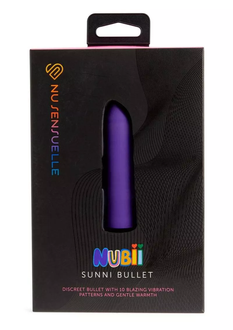 Sensuelle Nubi Sunni Warming Bullet Vibrator Purple: Embrace Transformative Pleasure