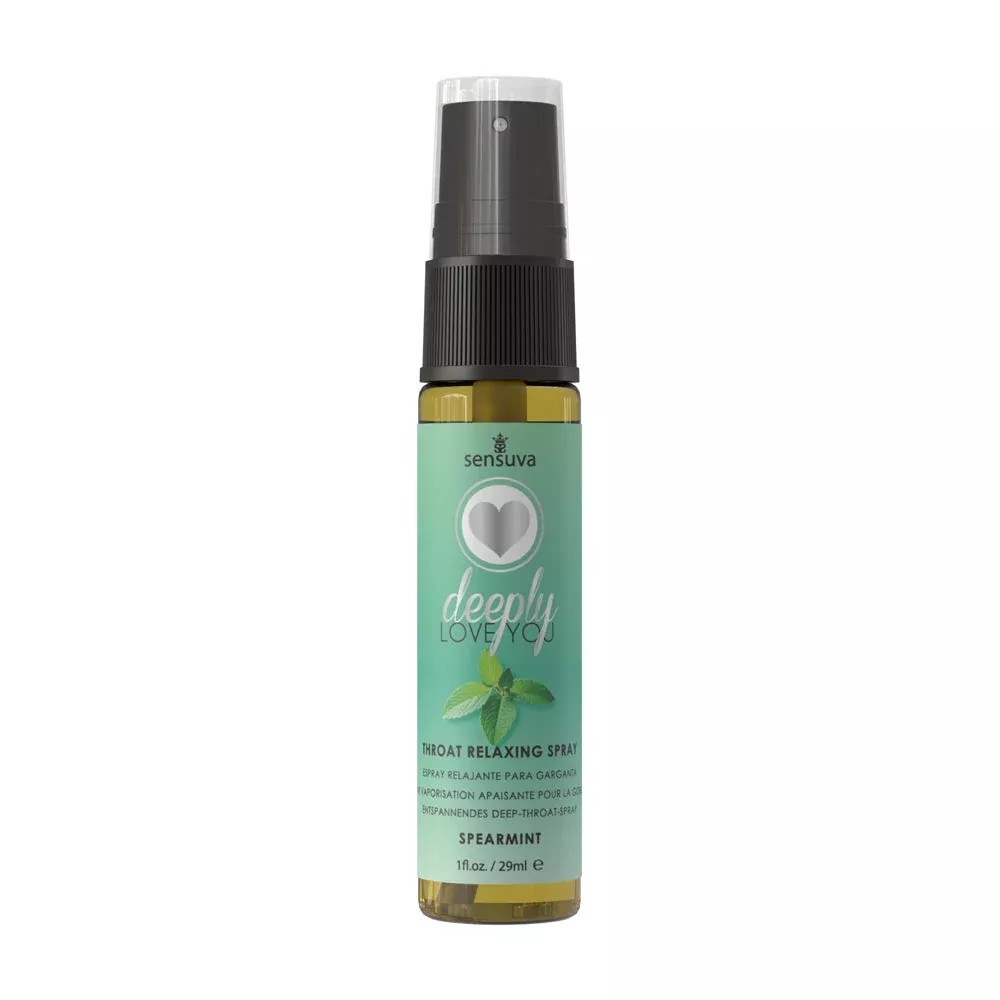 Sensuva Deeply Love You Throat Relaxing Spray Spearmint 1 oz. Bottle