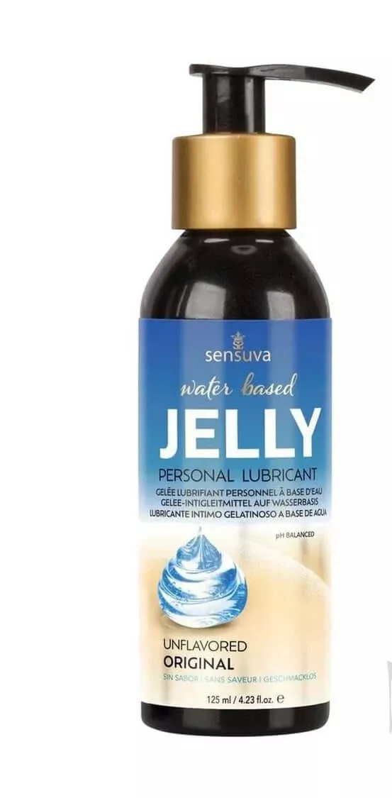 Sensuva Jelly Water-Based Personal Lubricant 125ML – Extra-Thick, Toy-Friendly