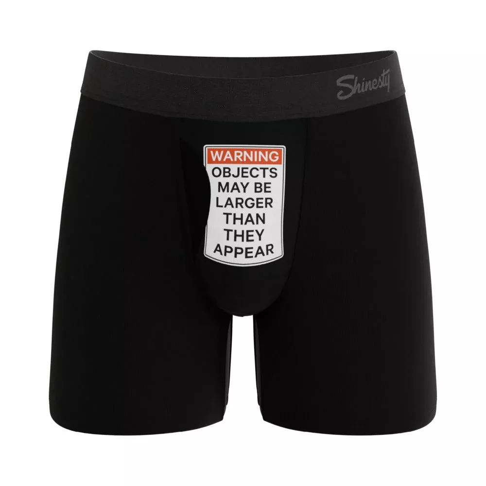 Shinesty Rear View Size Warning Ball Hammock Underwear S | Red Garter