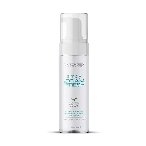 Simply Foam and Fresh Sex Toy Cleaner 7 oz by Wicked