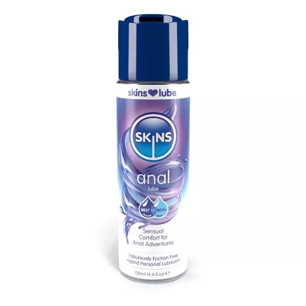 Skins Fusion Hybrid Silicone and Water-Based Anal Lubricant 4.4 oz