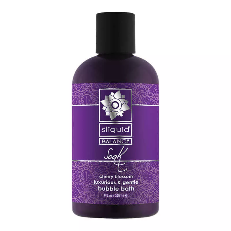 Sliquid Balance Soak Cherry Blossom Bubble Bath 8.5 oz