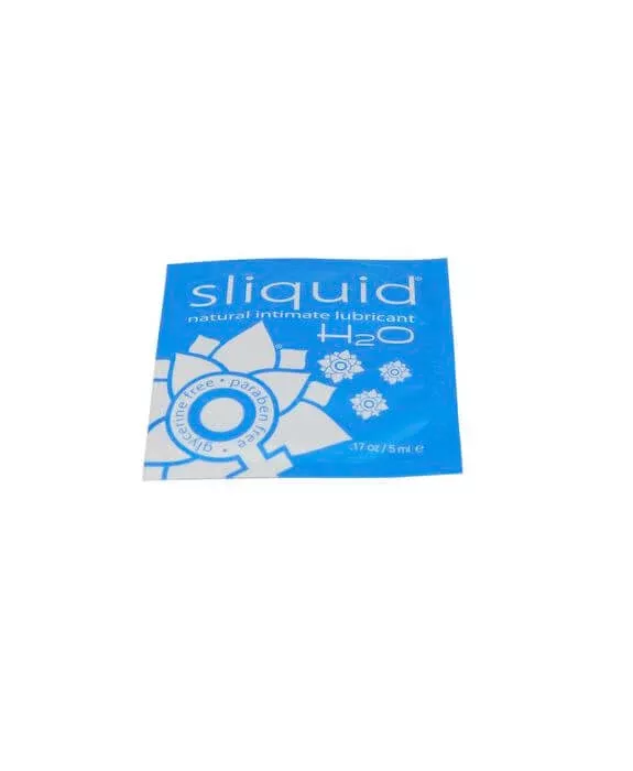 Sliquid H2O Natural Intimate Lubricant Pillow Packs 200 pieces