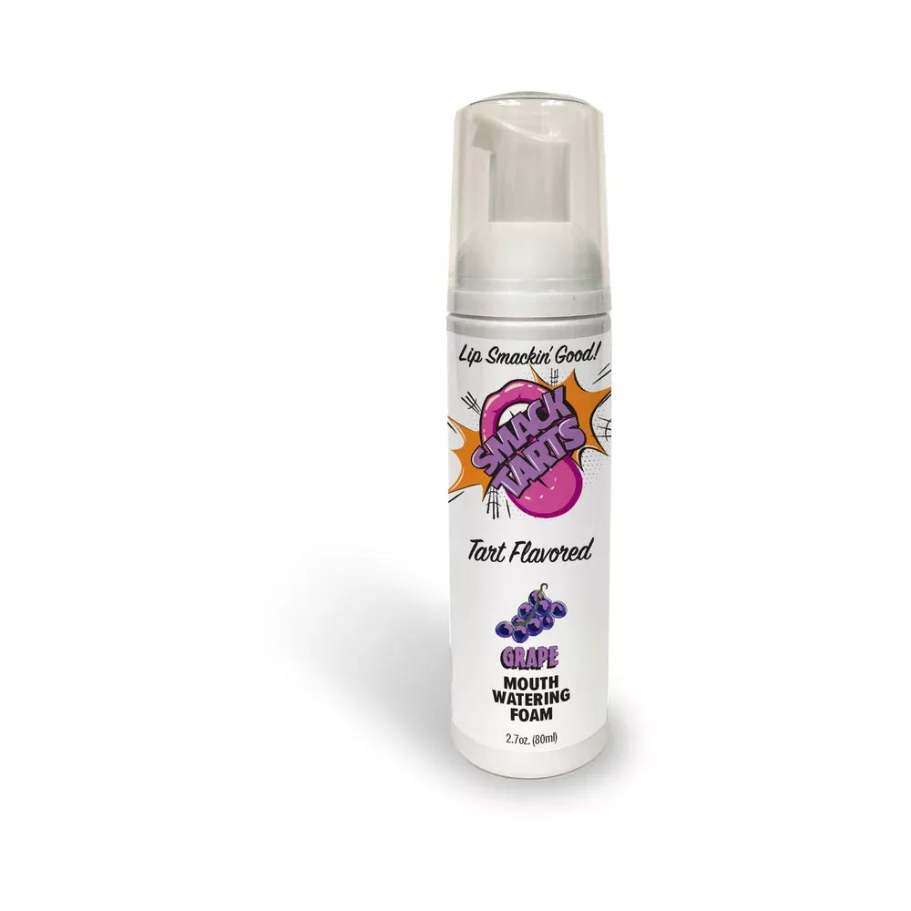 SMACK Tarts Sour Grape Mouthwatering Foam 2.7 oz | Oral Play | Red Garter