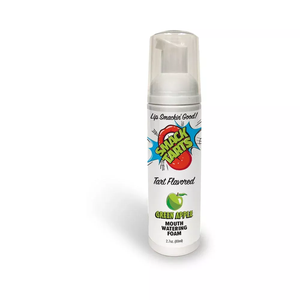 SMACK Tarts Sour Green Apple Mouthwatering Foam 2.7 oz | Oral Play | Red Garter