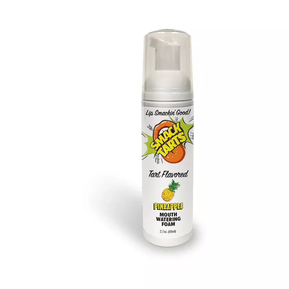 SMACK Tarts Sour Pineapple Mouthwatering Foam 2.7 oz | Oral Play | Red Garter