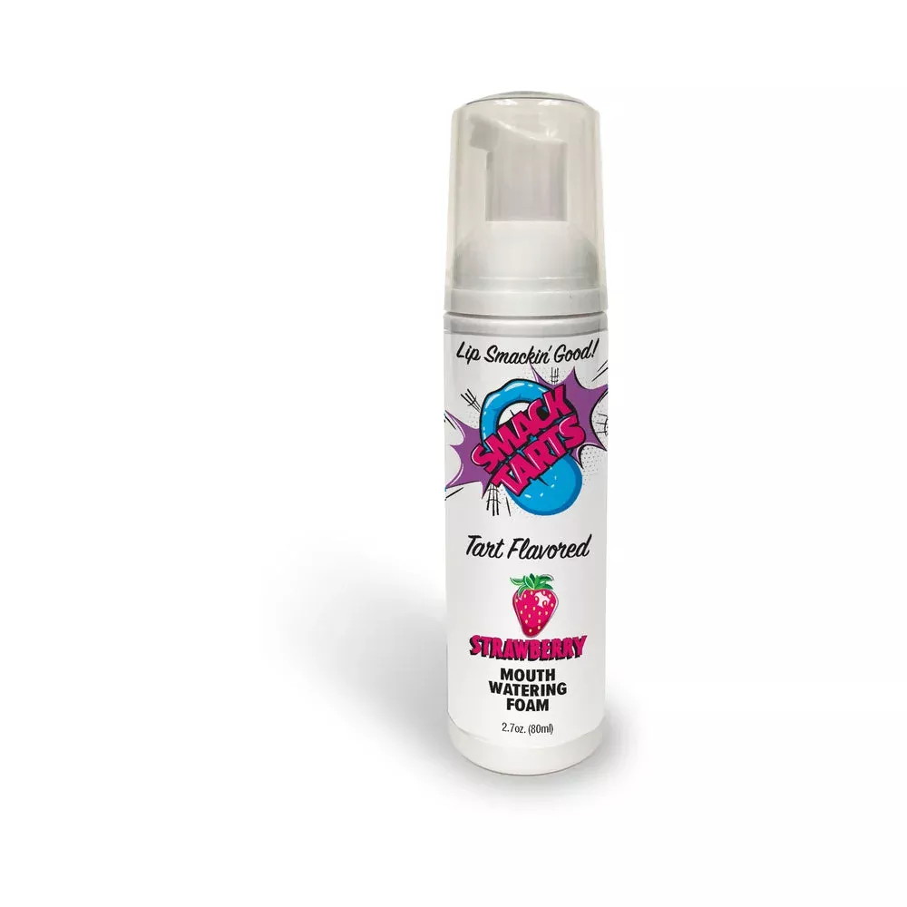 SMACK Tarts Sour Strawberry Mouthwatering Foam 2.7 oz | Oral Play | Red Garter