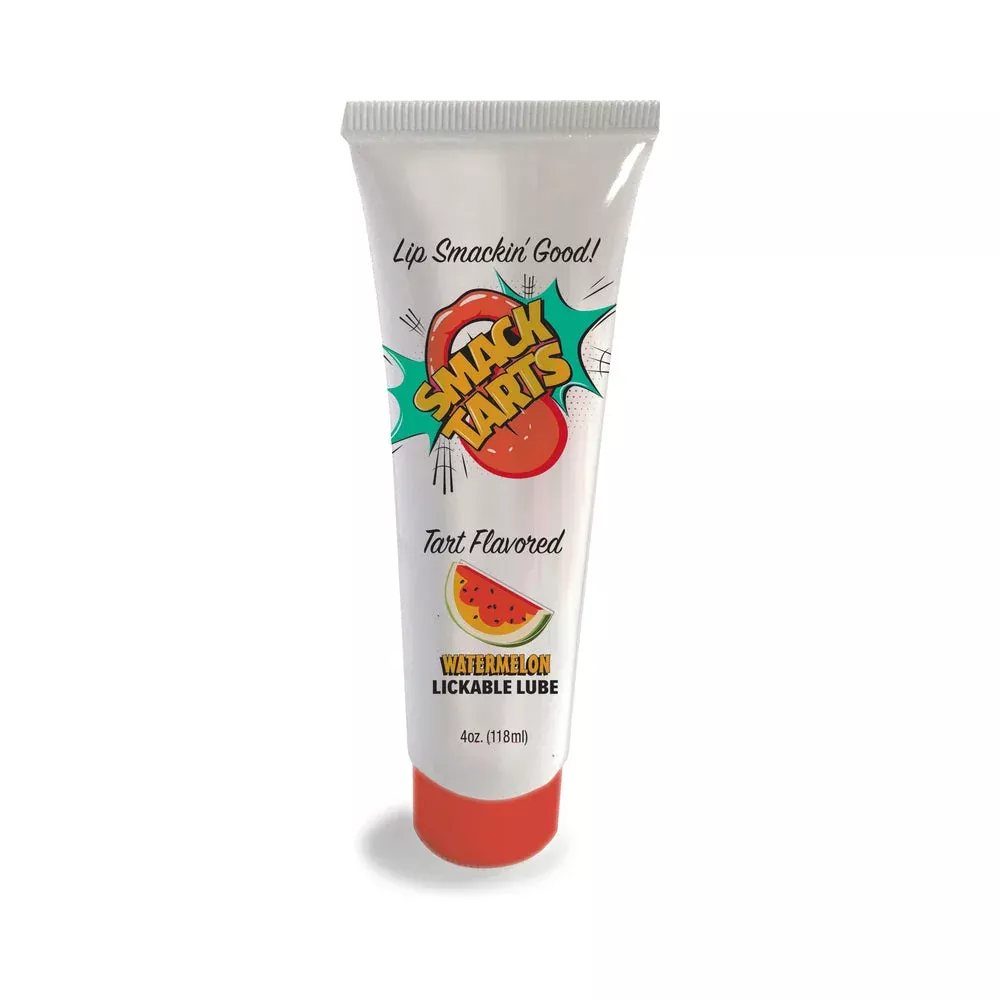 SMACK Tarts Sour Watermelon Lickable Lube 2 oz | Water-Based | Red Garter