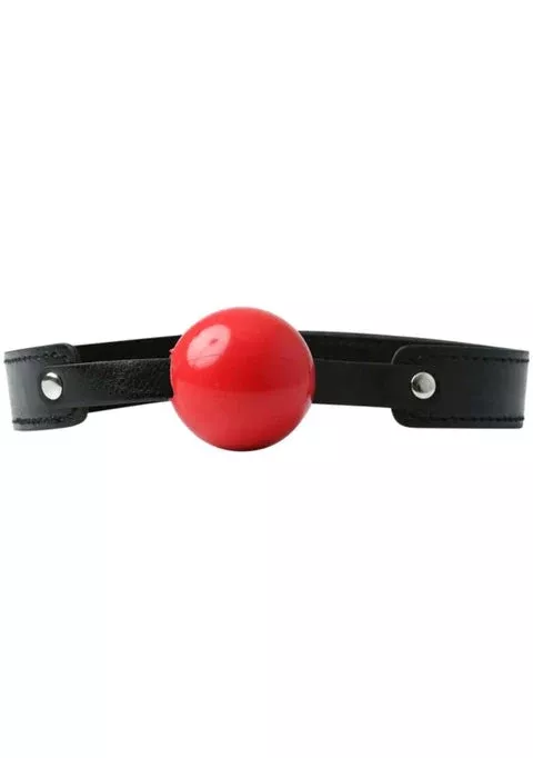 Solid Red Ball Gag| Sex & Mischief by Sportsheets