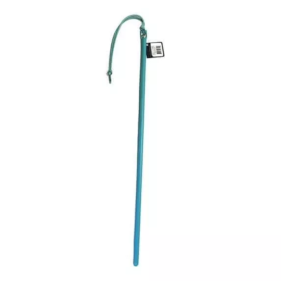 Spartacus 24 inch Leather Wrapped Cane Baby Blue