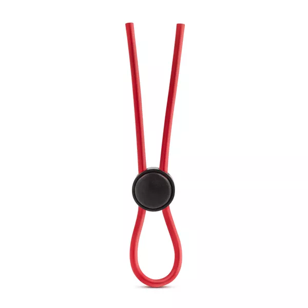 Stay Hard - Silicone Loop Cock Ring - Red