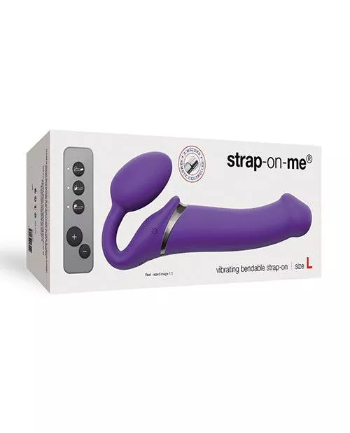 Strap On Me Vibrating Bendable L Strapless Strap On