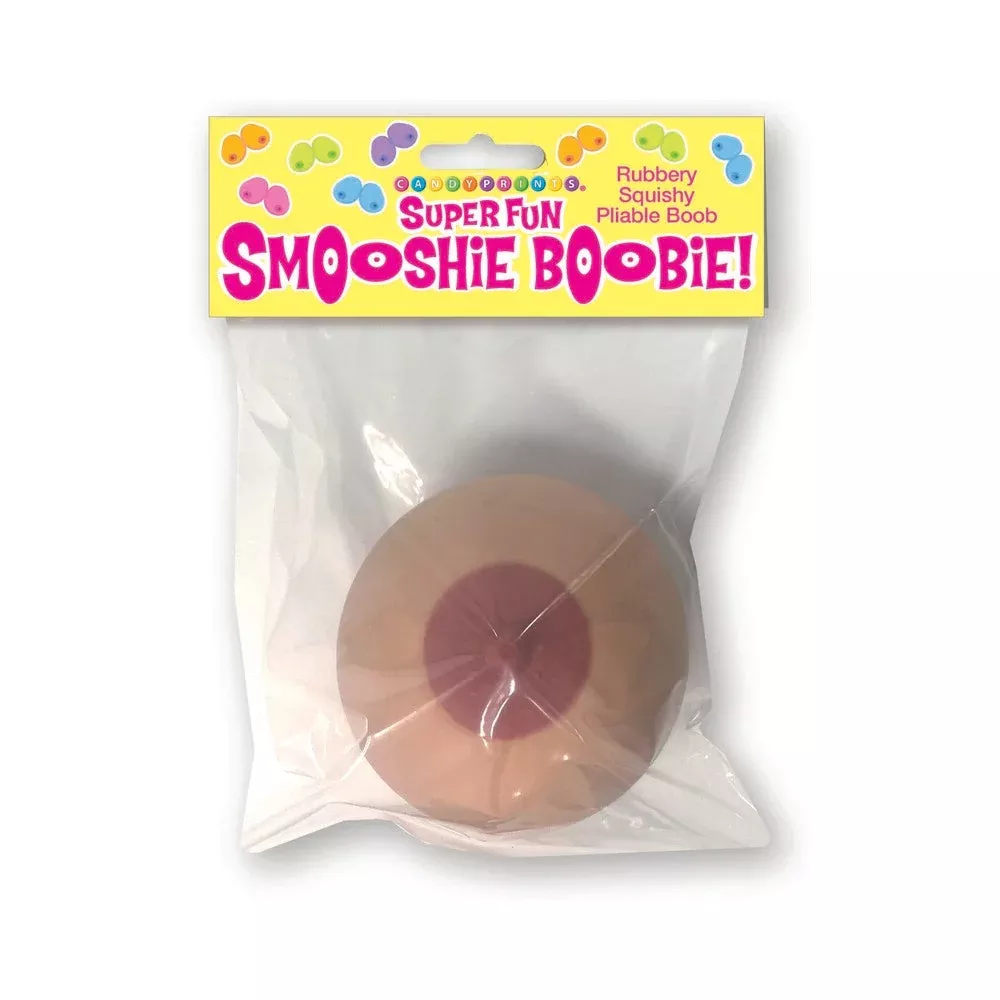 Super Fun Smooshie Boobie Squishy Stress Toy | Novelty Gift | Red Garter