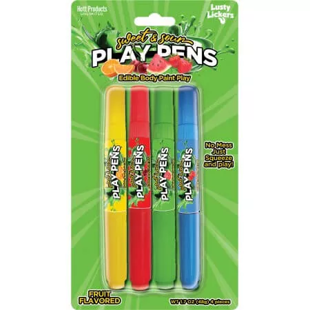Sweet & Sour Edible Body Pens 4 Pack