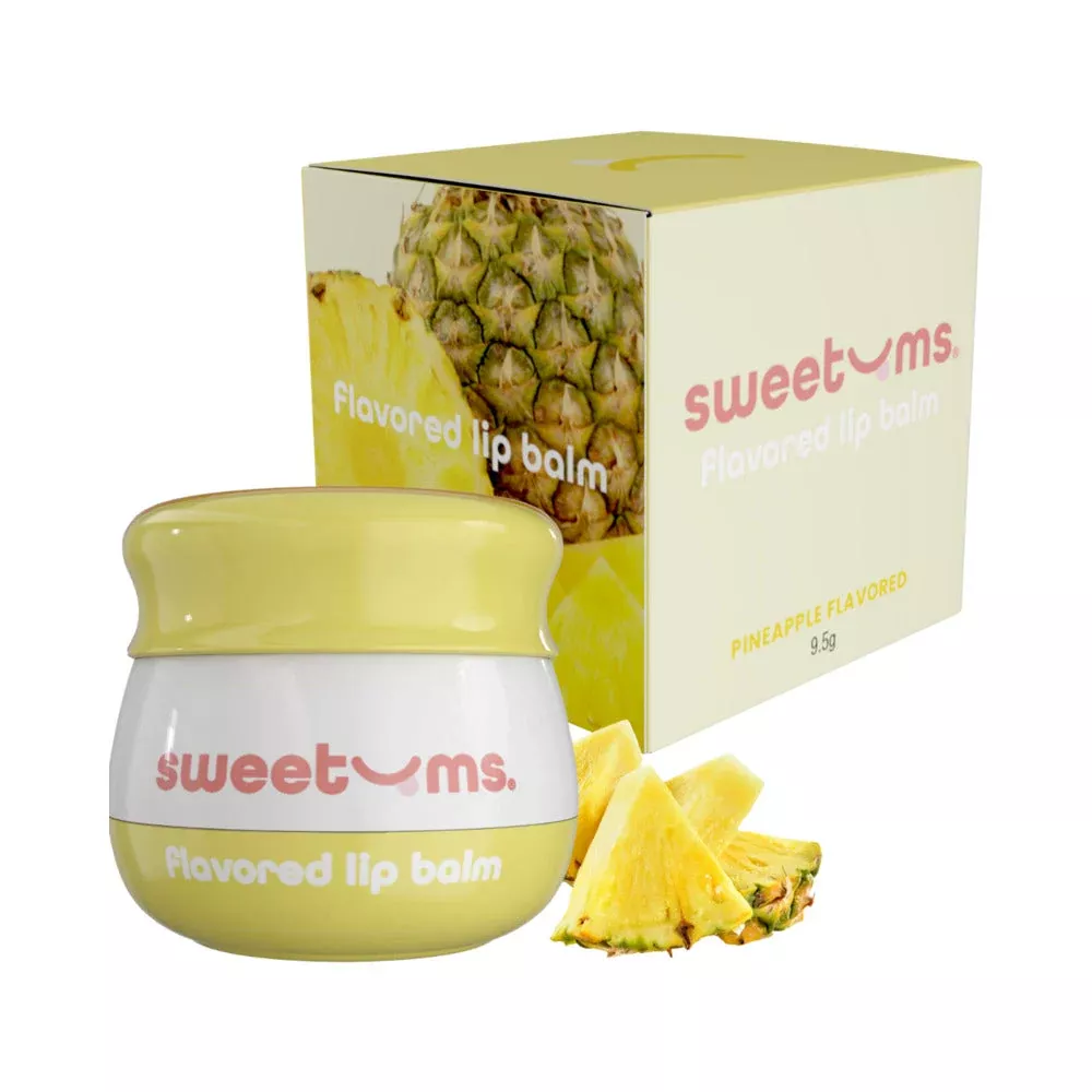 Sweetums Pineapple Flavored Lip Balm | Red Garter