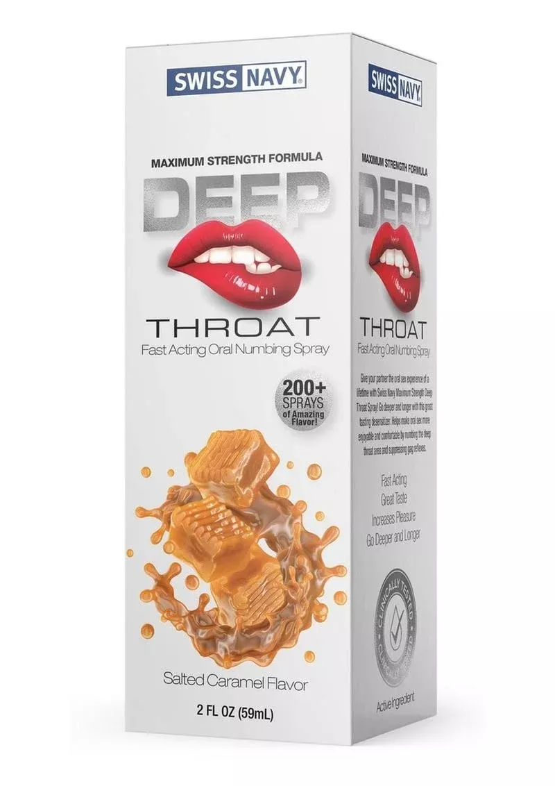 Swiss Navy Deep Throat Spray Salted Caramel