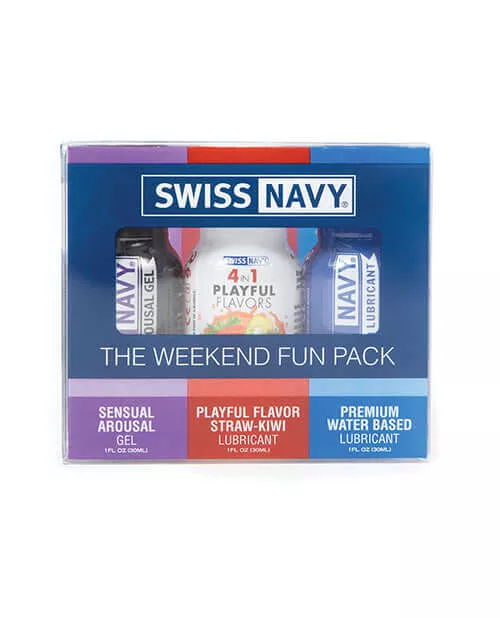 Swiss Navy Lubricant Weekend Fun Variety Pack