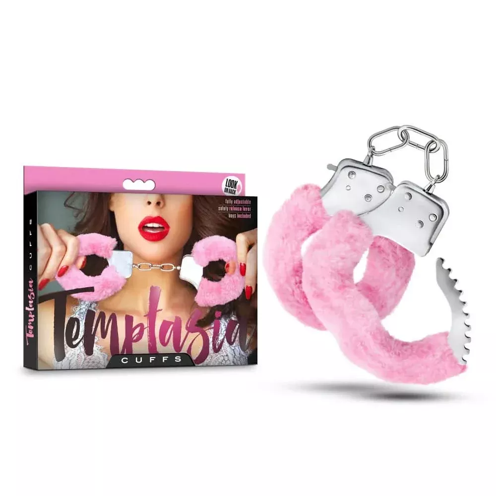 Temptasia By Blush | Cuffs - Pink - The Pink Case Sex Shop