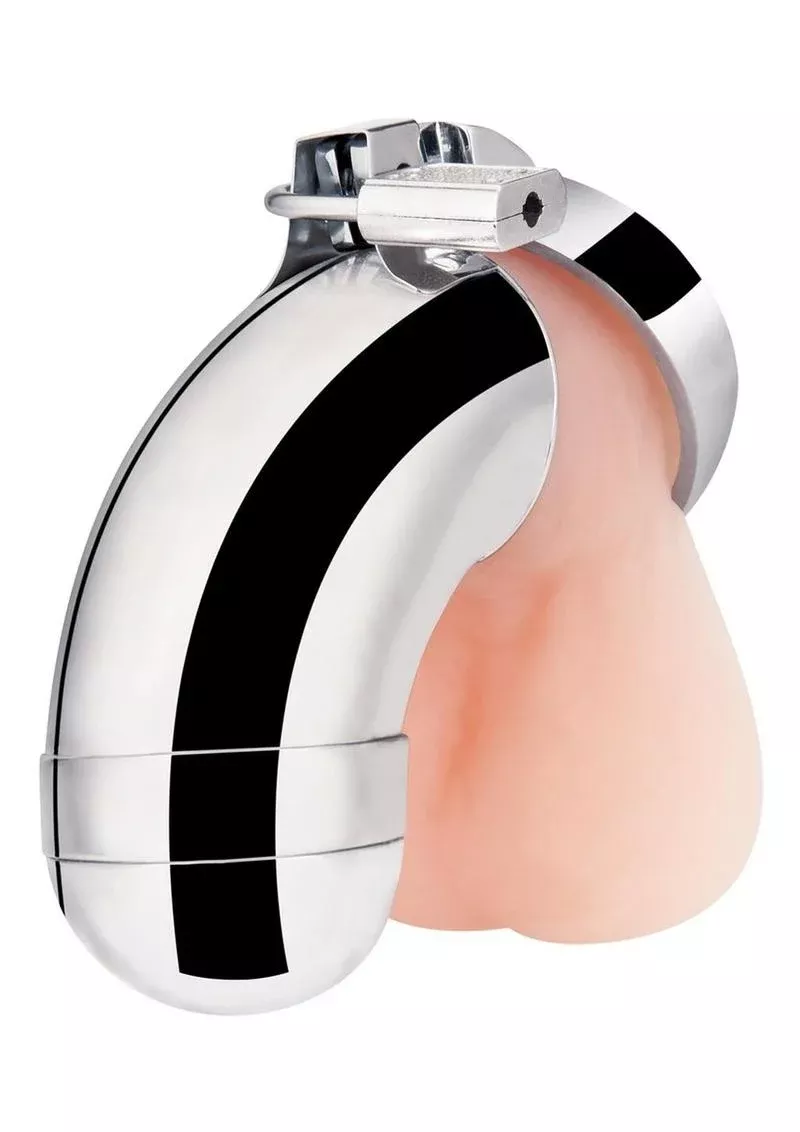 Total Submission Full Metal Chastity Cock Cage