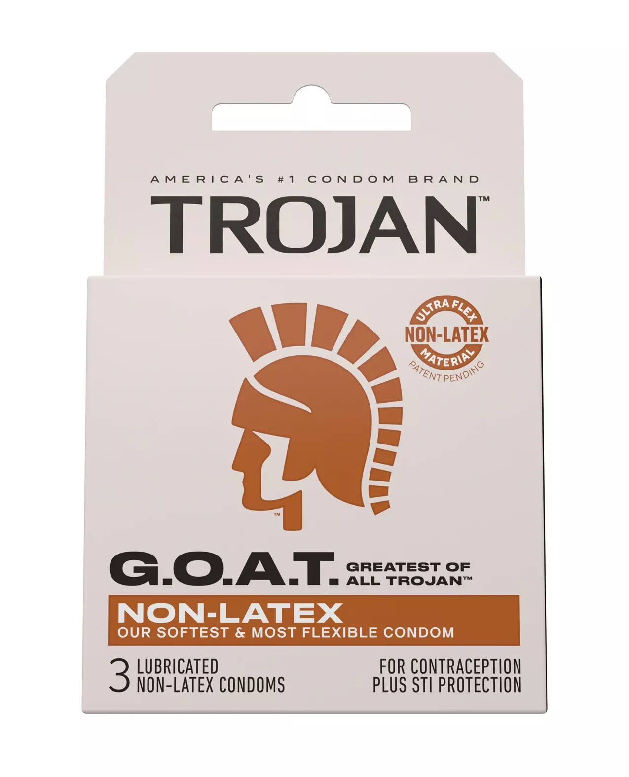 Trojan G.O.A.T. Non-Latex Lubricated Condoms
