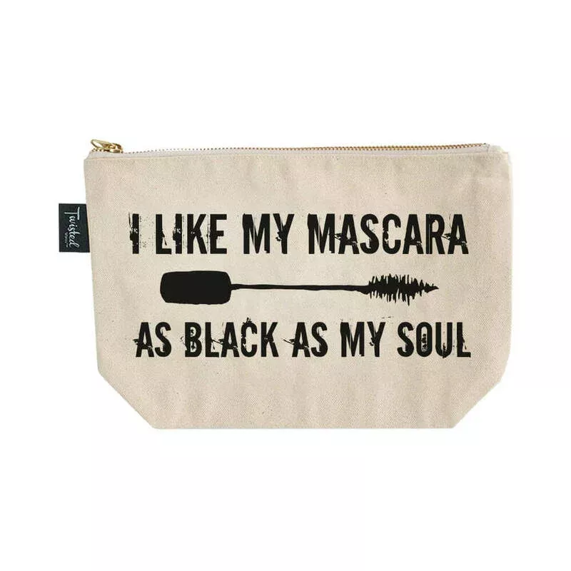 Twisted Wares I Like My Mascara as Black as My Soul Bitch Bag