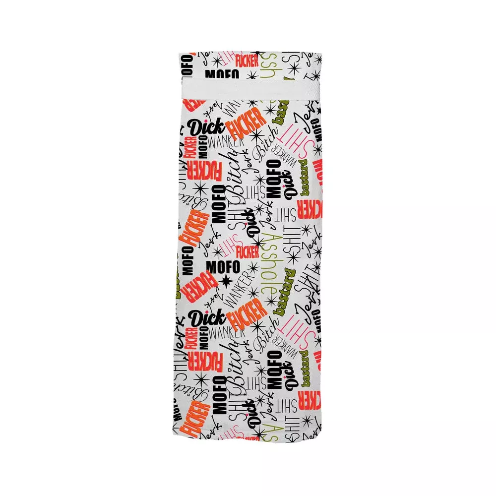 Twisted Wares Sweary Pattern Towel