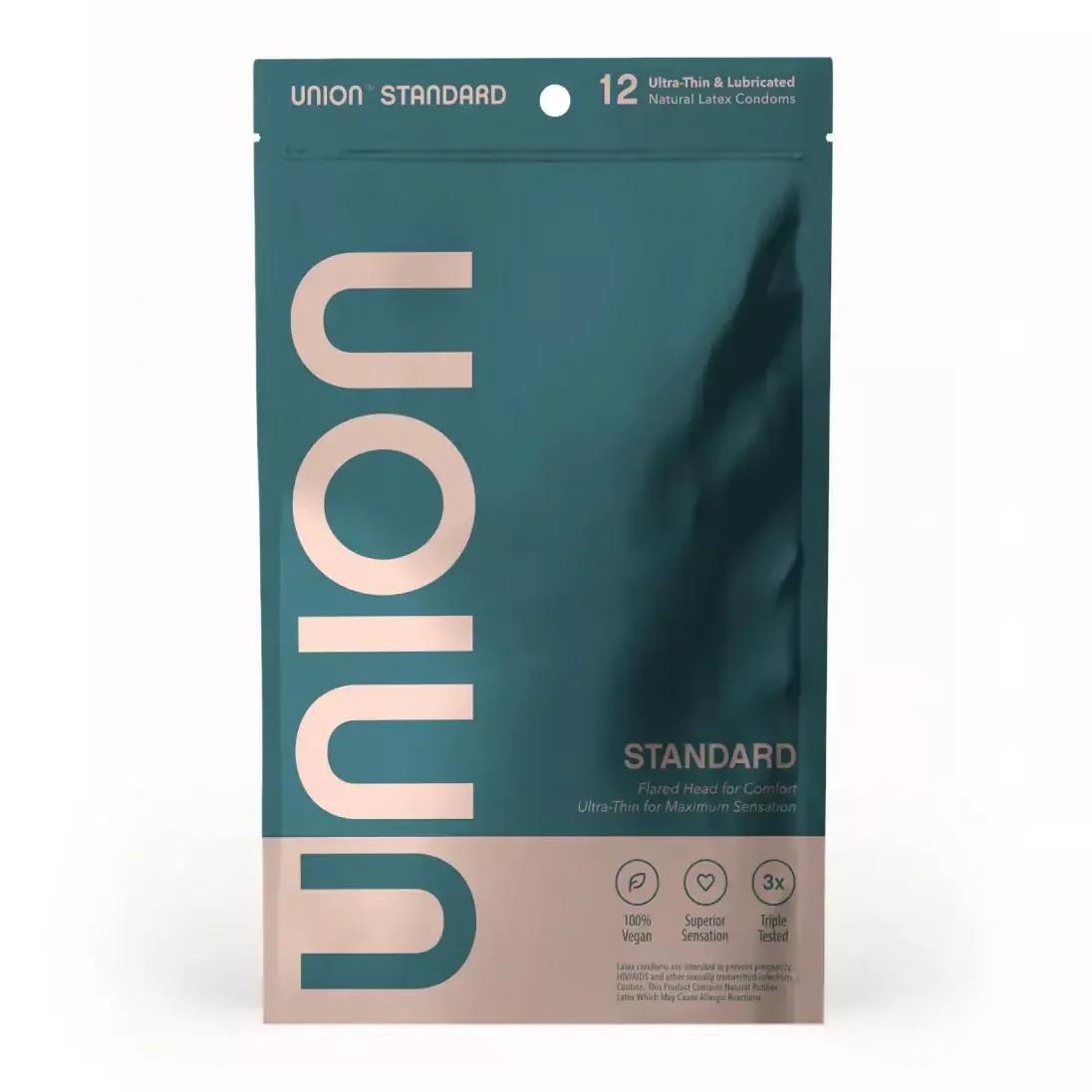 Union Standard Condoms – 54mm Medium Fit, 12-Pack