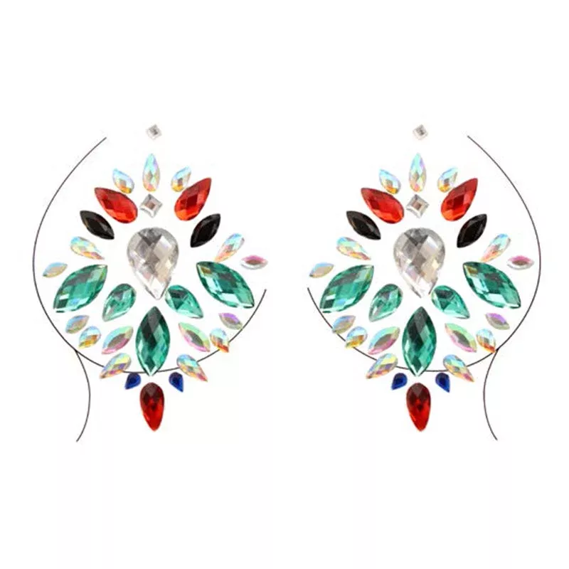 Vega Adhesive Nipple Jewels Sticker (6pk)