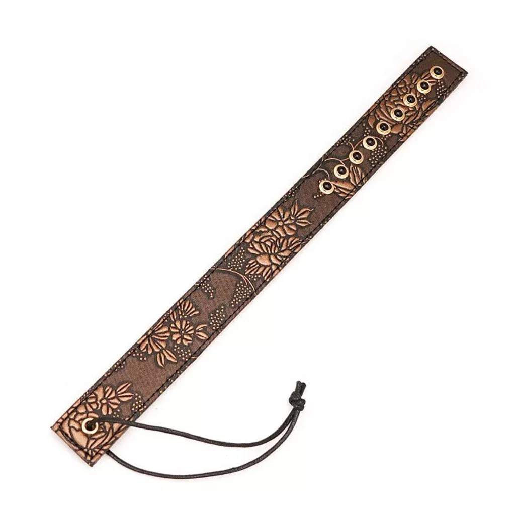 Vegan Floral Impact Ruler with Gems