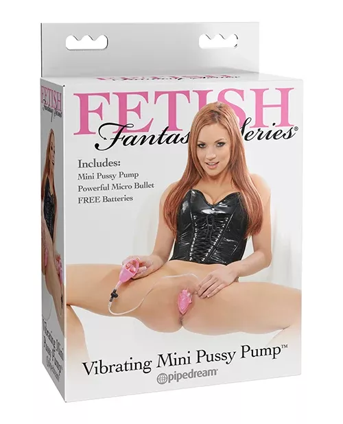 Vibrating Mini Pussy Pump with Clitoral Ticklers