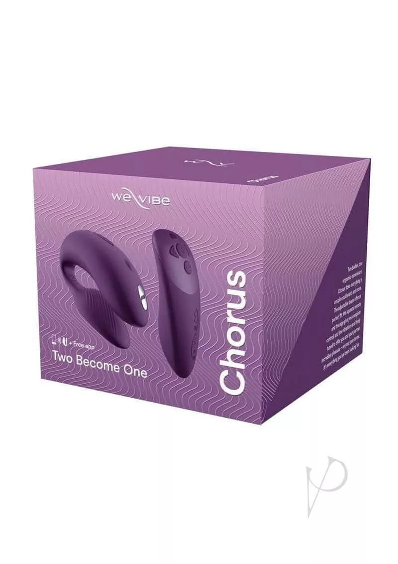 We-Vibe Chorus Couples Vibrator with Squeeze Remote Control - Purple