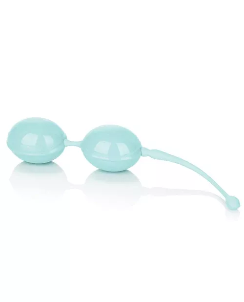 Weighted Kegel Balls Teal – Pelvic Floor Training Silicone