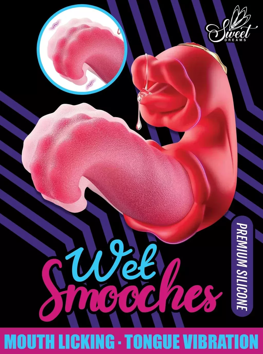Wet Smooches Tongue Vibrator