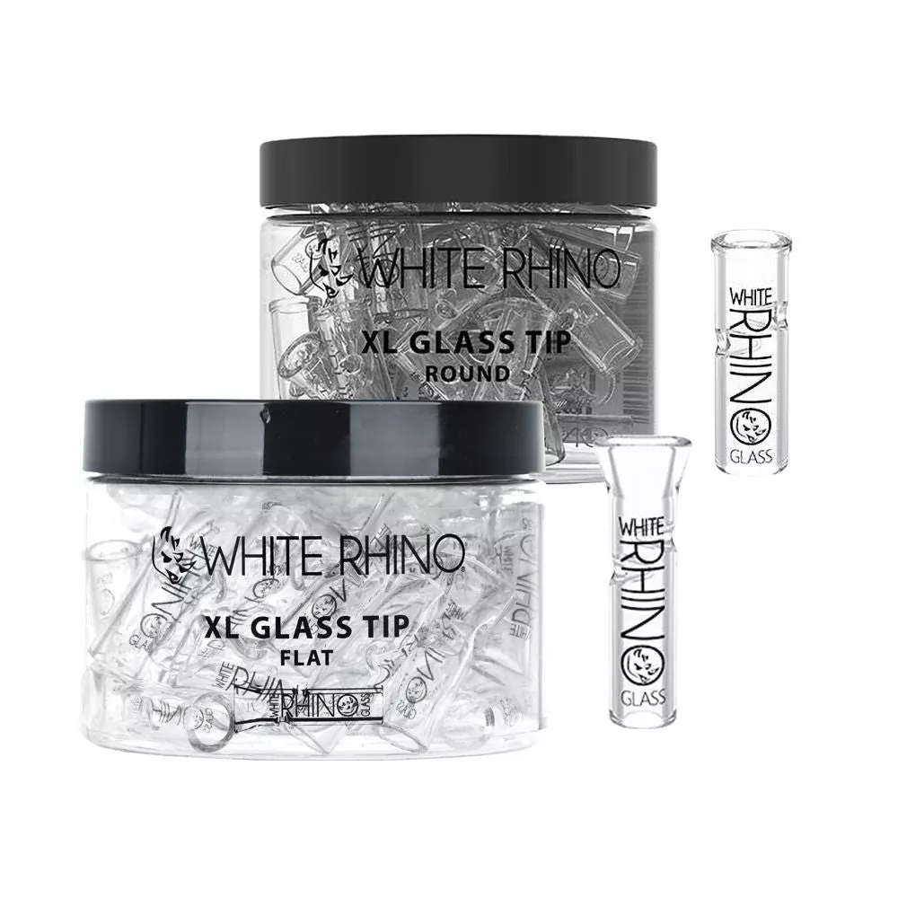 White Rhino XL Glass Rolling Tips 40ct
