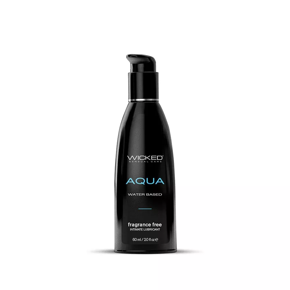 Wicked Aqua Water-Based Lubricant 2 oz | Red Garter