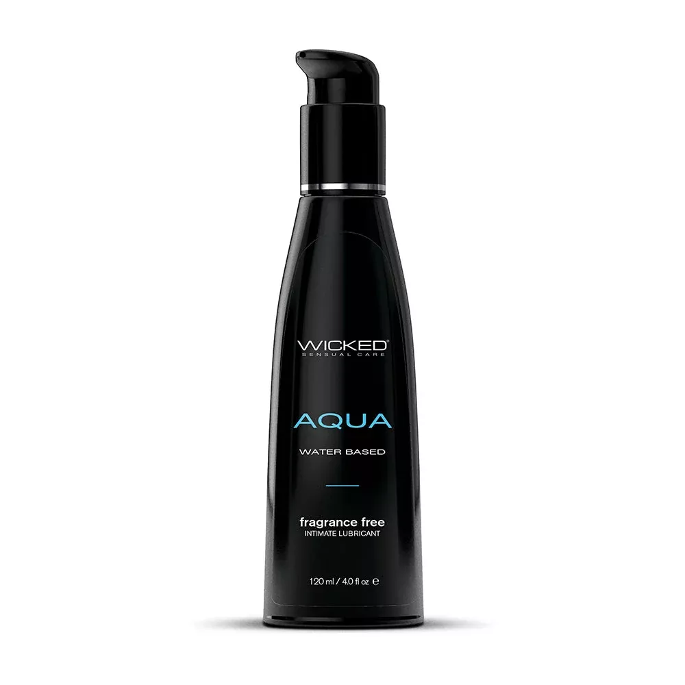 Wicked Aqua Water-Based Lubricant 4 oz | Red Garter