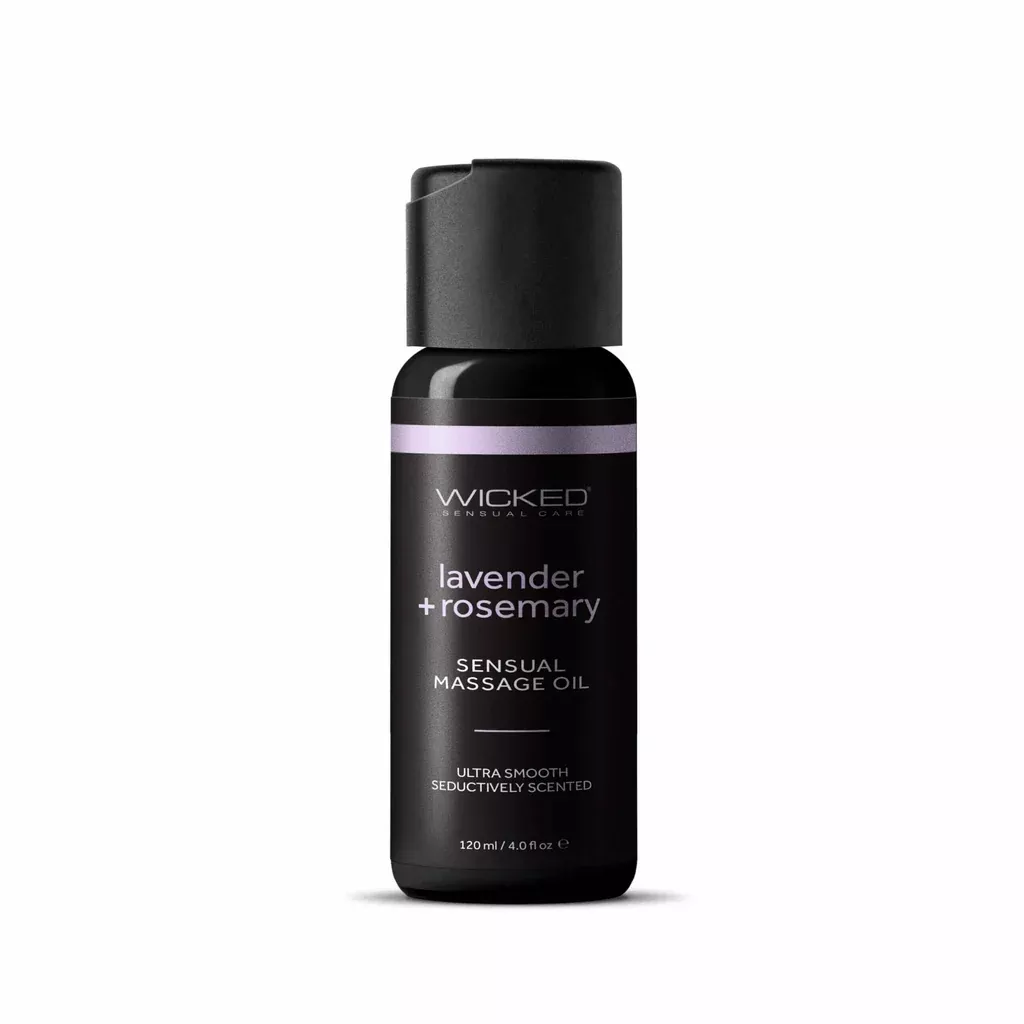 Wicked Lavender and Rosemary Sensual Massage Oil 4 oz