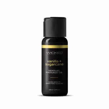 Wicked Vanilla & Sugarcane Sensual Massage Oil - 4 oz