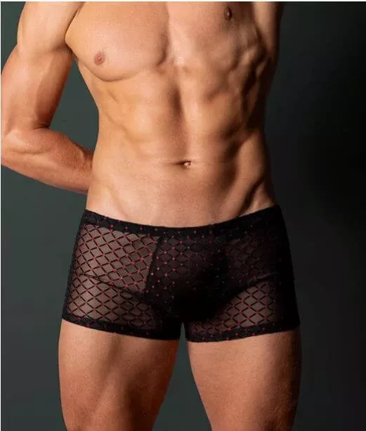 Widow Maker Uplift Shorts Black XL – Men's Mesh Trunks with High-Cut Legs